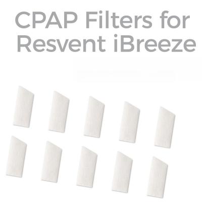 China Pressure of 15bar Bacterial Viral Filter Paper for Resvent iBreeze Filter CPAP Filter for sale