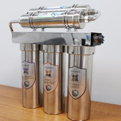 Cina Bevanda del filtro da acqua di rubinetto di uF della cucina della famiglia 250L/H diritto in vendita