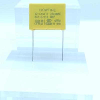 China Voltage Proof MPX MKP Metallised Polypropylene Film Capacitors X2 0.39uf for sale