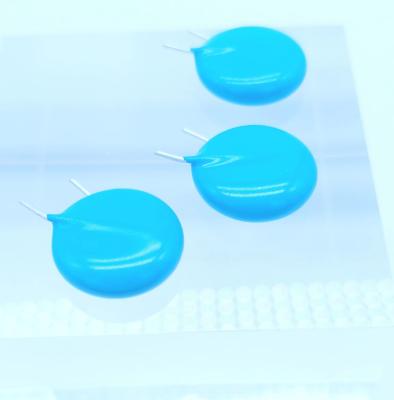 China 14D511K Zinc Oxide Resistor Blue Encapsulated 1W Dip Sealed for sale