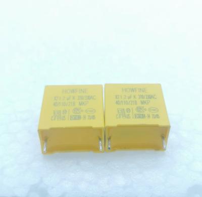 China 1.2uf Safety X2 Capacitor With Lead Length 3.5mm Capacitance 18*19*11mm en venta