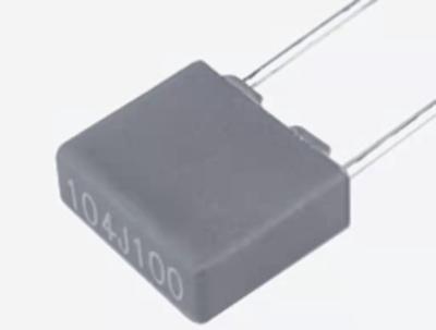 China Os 0,1 F inoxidável metalizaram o capacitor do filme de poliéster antiparasitário à venda