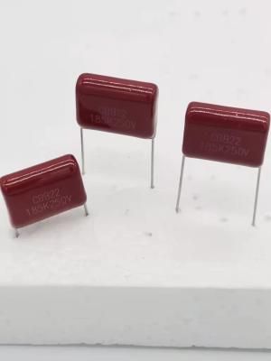 China CBB22 Red Metallised Polypropylene Capacitors , Anti Interference Capacitor Box Type for sale