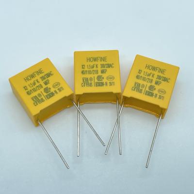 China 155K/310V P15 D7 X2 Safety Capacitor Rustproof Anti Interference for sale