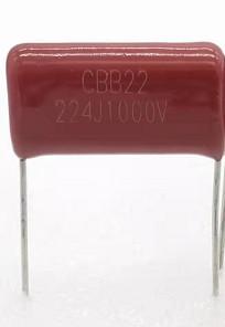 China Fireproof Antirust Metalized Plastic Film Capacitor 0.22uF Ultra High Voltage for sale