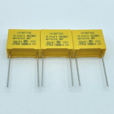 China UL 275V MPX X2 Safety Capacitor 474K/310V P15 D4 Anti Interference for sale