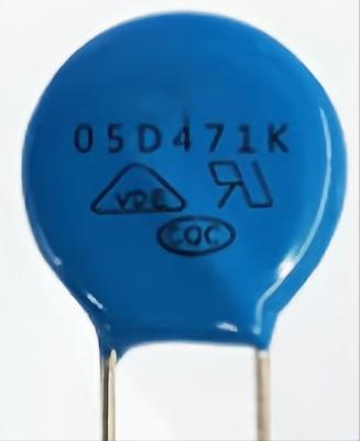 China Multipurpose 5D471K Zinc Oxide Varistors 0.6W Corrosion Resistant for sale