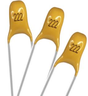 China 2200pF Flameproof Radial Leaded Capacitor , Stable Ceramic Capacitor Mlcc for sale