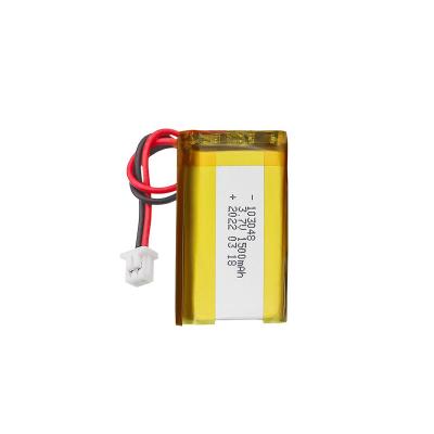 China 103050 litio Ion Polymer Small Lipo Battery 3,7 V 1000mAh 1500mah en venta