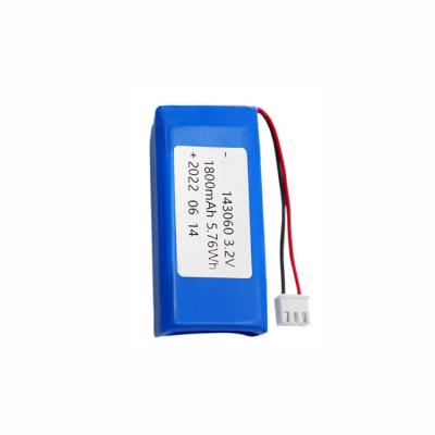 China 143060 3.2V 1800mAh Lipo Rechargeable Battery Lithium Polymer Cell for sale