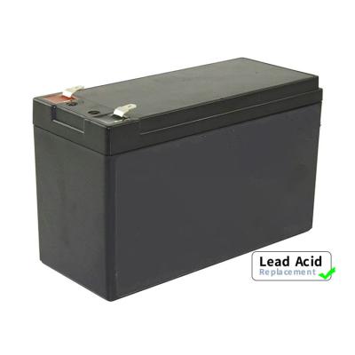 China 12v 7.5ah 15ah Lifepo4 Battery Cell Pack Lithium Portable Solar Panel Energy Storage Battery for Car for sale