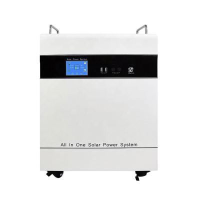 China Solar Storage Energy Battery Home lifepo Battery Pack With Built-in Inverter And Battery for sale