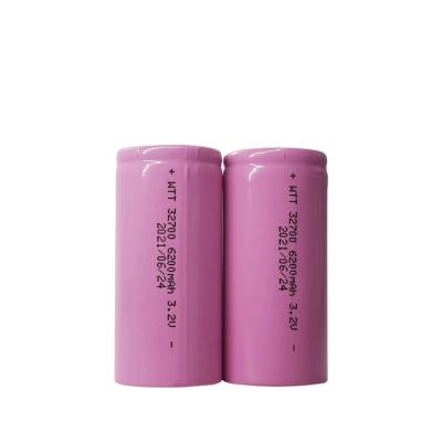 China 32700 3.2V LiFePO4 6200mAh Lithium Battery Cells Grade A Energy Storage For Solar Light for sale
