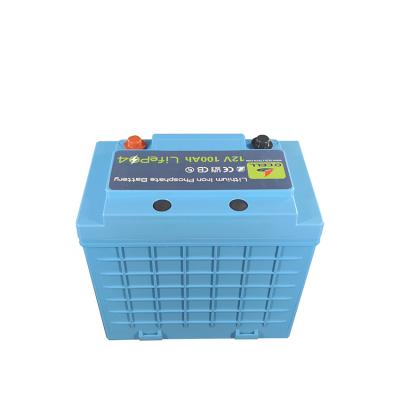 China 12V 100Ah Batería LiFePo4 Batería de hierro de litio Baterías de fosfato en venta