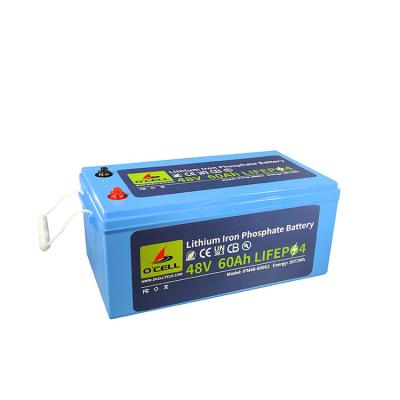 Китай Deep Cycle LiFePo4 Rechargeable Li-Ion Battery 48v 60Ah Lithium Ion Battery For UPS продается