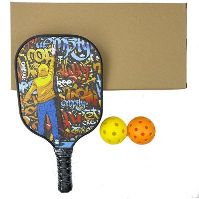China Hard EVA Pickle Ball Paddle Pp Honeycomb Core Fiberglass Pickleball Racquet for sale