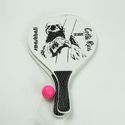 China Multilayer Board Wooden Paddle Tennis Racket MDF Plywood Beach Tennis Racket for sale
