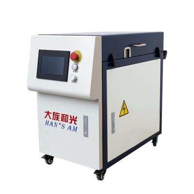 China Máquina de limpeza a laser de fibra pulsada 1000W Limpeza a laser portátil à venda