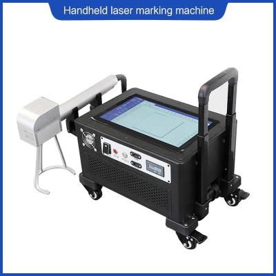 China 20 W Hans Laser Markierungsmaschine 185mm Brennweite Faser Laser Marker zu verkaufen
