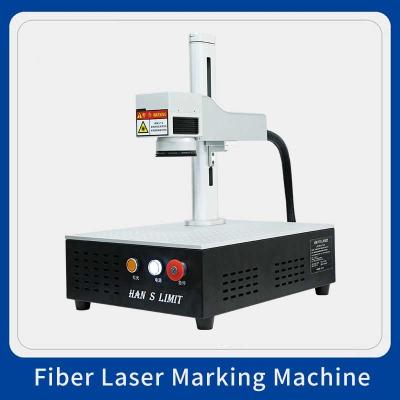 China Tafelmachine met 20W vezellasermarkering Pcb-lasermarkeringssystemen Te koop