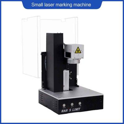 China 0.1mm Fiber Laser Marking Machine 25KHz-100KHz Tabletop Fiber Laser Engraver for sale