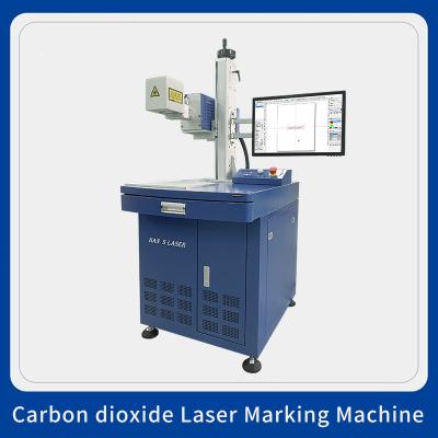 China Kompakte CO2-Lasermarkierungsmaschine 25KHz Co2-Laser 30w Einphasen zu verkaufen