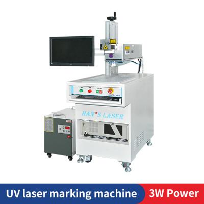 China Single Phase 50Hz 10A UV Laser Marker Tabletop UV Marking Machine for sale