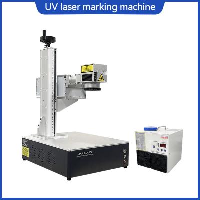 China 220V/ Single-Phase/ 50Hz/ 10A UV Laser Marking Machine With 1.2L Water Tank Volume for sale