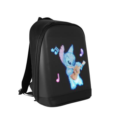China High quality anti-theft waterproof magic light backpack Wifi LED screen display smart led contral backpack for sale