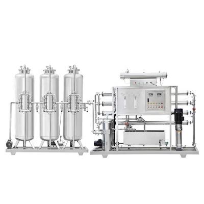 China 2000LPH Industrial Water Filtering Machine Alkaline Stainless Steel Water Tank for sale