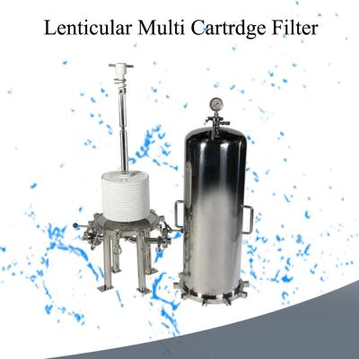 China Cake Stainless Steel Cartridge Housing Lenticular Industrial Oil Filtration HEPA for sale