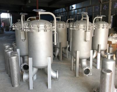 China Único alojamento de filtro de aço inoxidável completo SS304 do saco 316 à venda
