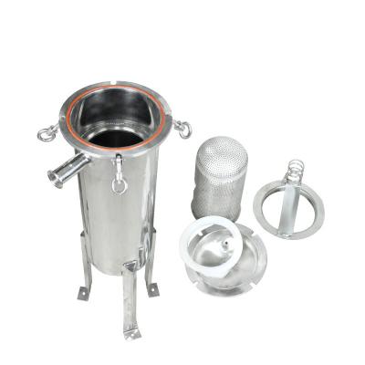 China Colador de cesta dúplex de carcasa de filtro de bolsa múltiple de acero inoxidable para bebidas en venta