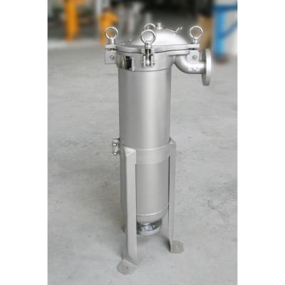 China 0.8mpa Water Filter Stainless Steel Housing Single Bag SS Filter Housing CE for sale