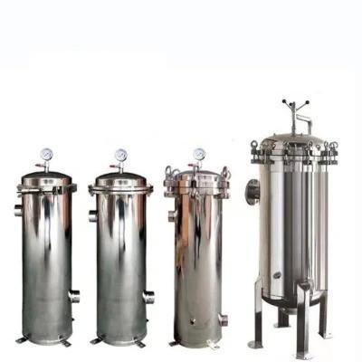 China Single / Multi Bag Housing Filter Stainless Steel Industrial for sale