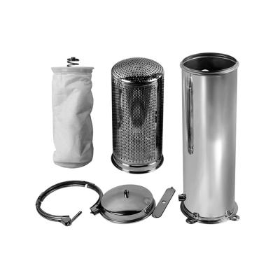 China SS316 Water Cartridge Filter Tank Stainless Steel Single Bag Filter Housing for sale