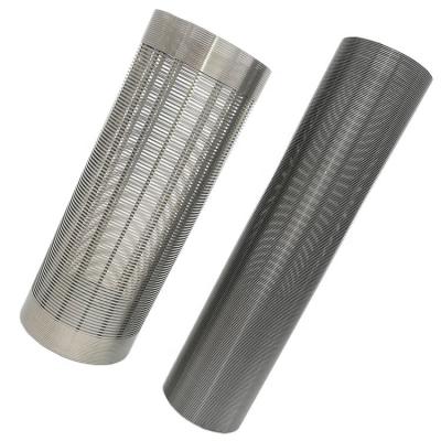 China Water Well Wedge Wire Screen Johnson Metal Mesh Filter Screen CE for sale
