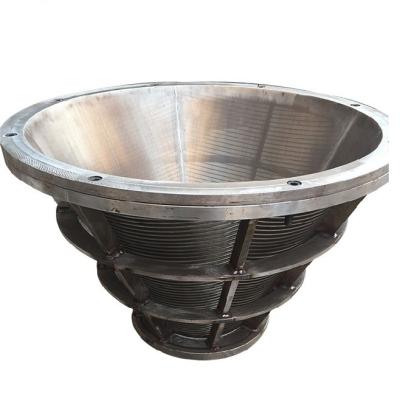 China Sieve Wedge Wire Screen Cylinder Metal Stainless Steel Mesh Filter Baskets for sale