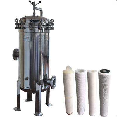 China Cartucho de filtro plissado multi PP 316L invólucro de filtro de água inoxidável à venda