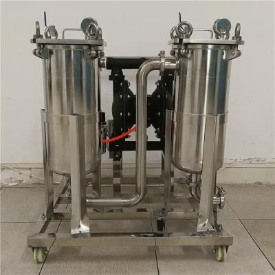 China 150psi Water Stainless Steel Bag Filter Housing 3 Micron ​High Efficiency for sale