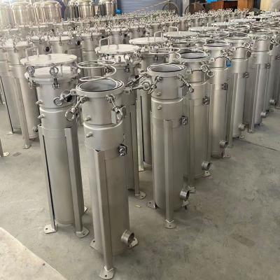 China water treatment reverse osmosis water filter housing stainless steel SS304/316L cartridge filter bag housing en venta