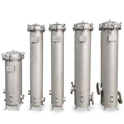 China Stainless Steel Security Tri-clamp Filter Housing SS304 SS316L Filter Housing 20'' 30'' 40'' Cartridge Filter Housing for sale