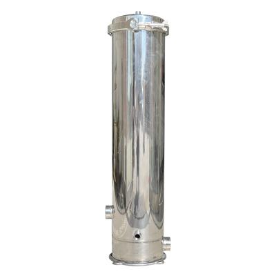 China SS304 Water Filter Cartridge Housing Factory Produced Cartridge Filter Water Filter Cartridge Housing for sale