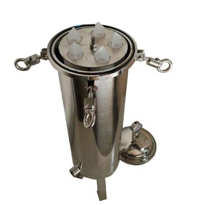Chine Stainless Steel 304 20 Inch Candle Hydraulic Pool Cartridge Single Bag Water Filter Bag Cartridge Housing à vendre
