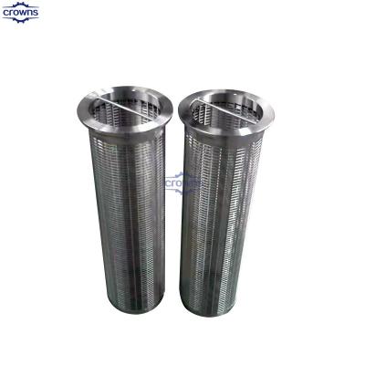 China Stainless Steel Wedge Wire Mesh Johnson Filter Screen For Water And Effluent Treatment for sale
