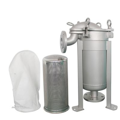 China Stainless Steel 304 Top Entry Single Bag Filter Housing Chemical Filter Machine for sale