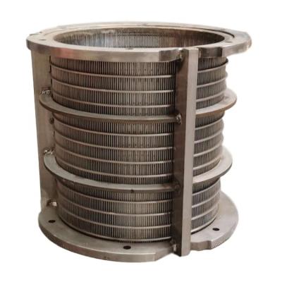 China Stainless Steel Wedge Wire Screen Basket Wedge Wire Centrifuge Screen Baskets zu verkaufen