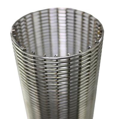 China Casing Pipe Johnson Strainer Pipe Screen Filter Tube Mesh With Plain End Connection Supplier Factories 8 Inch Diameter en venta