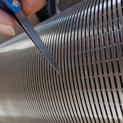 China Stainless Steel 304 Mesh Wedge Wire Johnson Screen Tube For Water Well Sand Control for sale