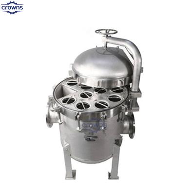 China Crowns supply Customized  Sanitary SS Bag filter housing with filter bag for water purification for sale